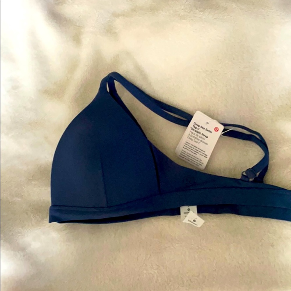 Lululemon NEW Deep Sea Swim Top Size 6 C cup